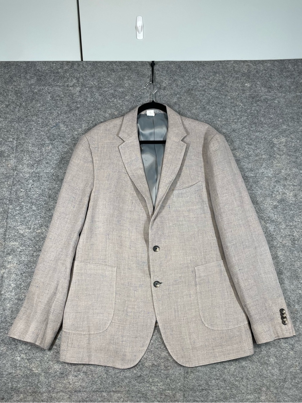 RODD & GUNN Light Beige Linen Wool Blend Blazer Classic Business Sport Coat 3XL